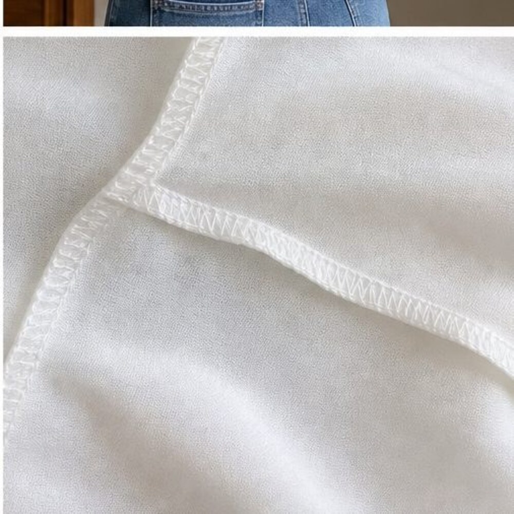 White Button Blouse - Picture 6 of 6